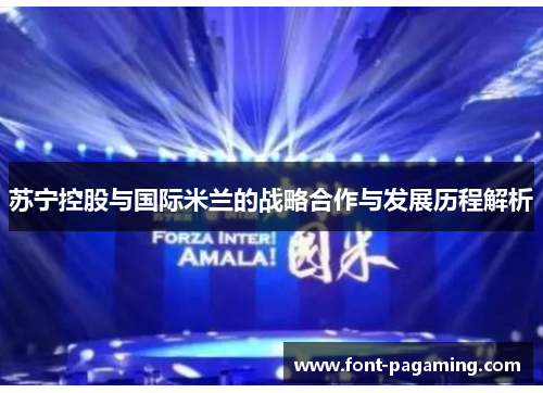 苏宁控股与国际米兰的战略合作与发展历程解析